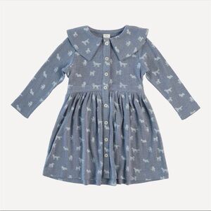 Kate Quinn Pointelle Dog Dress | size 2T